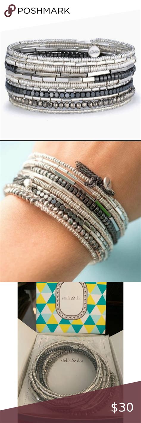 stella and dot celine wrap bracelet